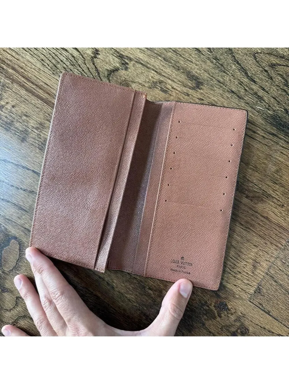 Authentic Vintage Louis Vuitton Monogram Portefeuille Long Vertical Wallet